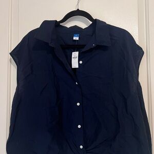 Old Navy Women's Navy Blouse